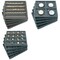 15 Gray Flocked Display Trays (5) 5 Slot & (5) 4 Slot & (5) 16 Slot Insert Tray
